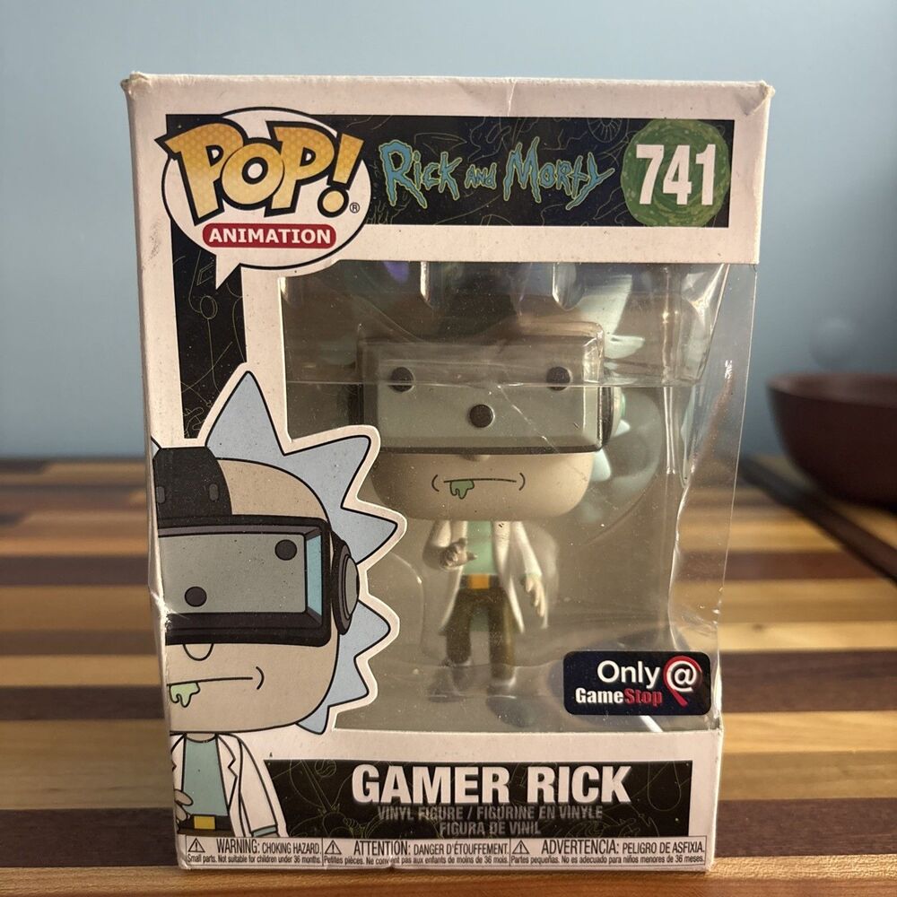 Funko Pop! Vinyl: Rick and Morty - Gamer Rick - GameStop (Exclusive) #741